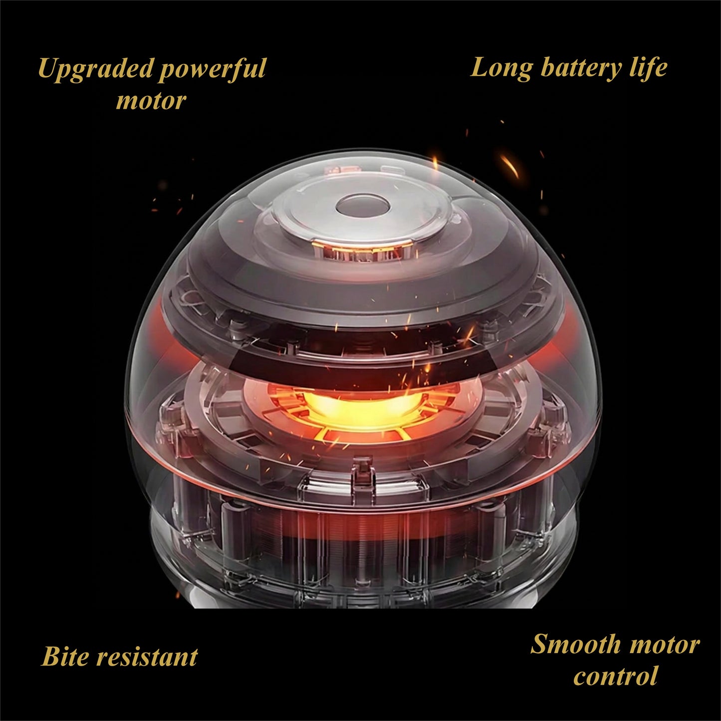 HighRise Chase‑Motion Dog Ball with Adjustable Speed