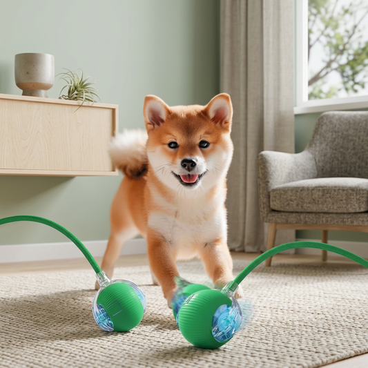 HighRise Chase‑Motion Dog Ball with Adjustable Speed